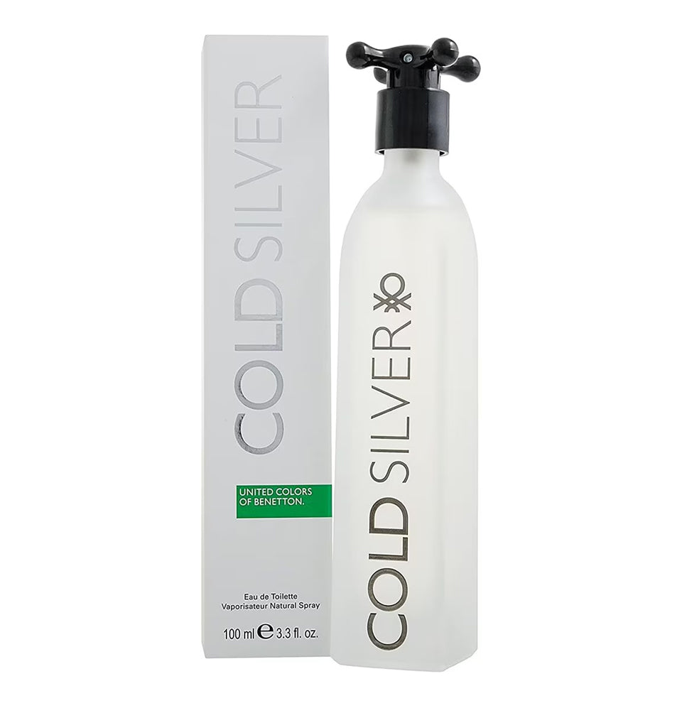 United Colors Of Benetton Cold Silver For Men 100ml (EDT)