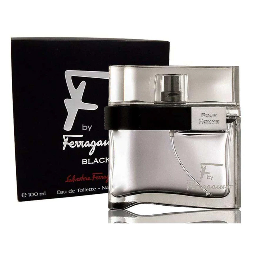 Salvatore Ferragamo F Pour Homme Black Eau De Toilette for Men - 100 ml