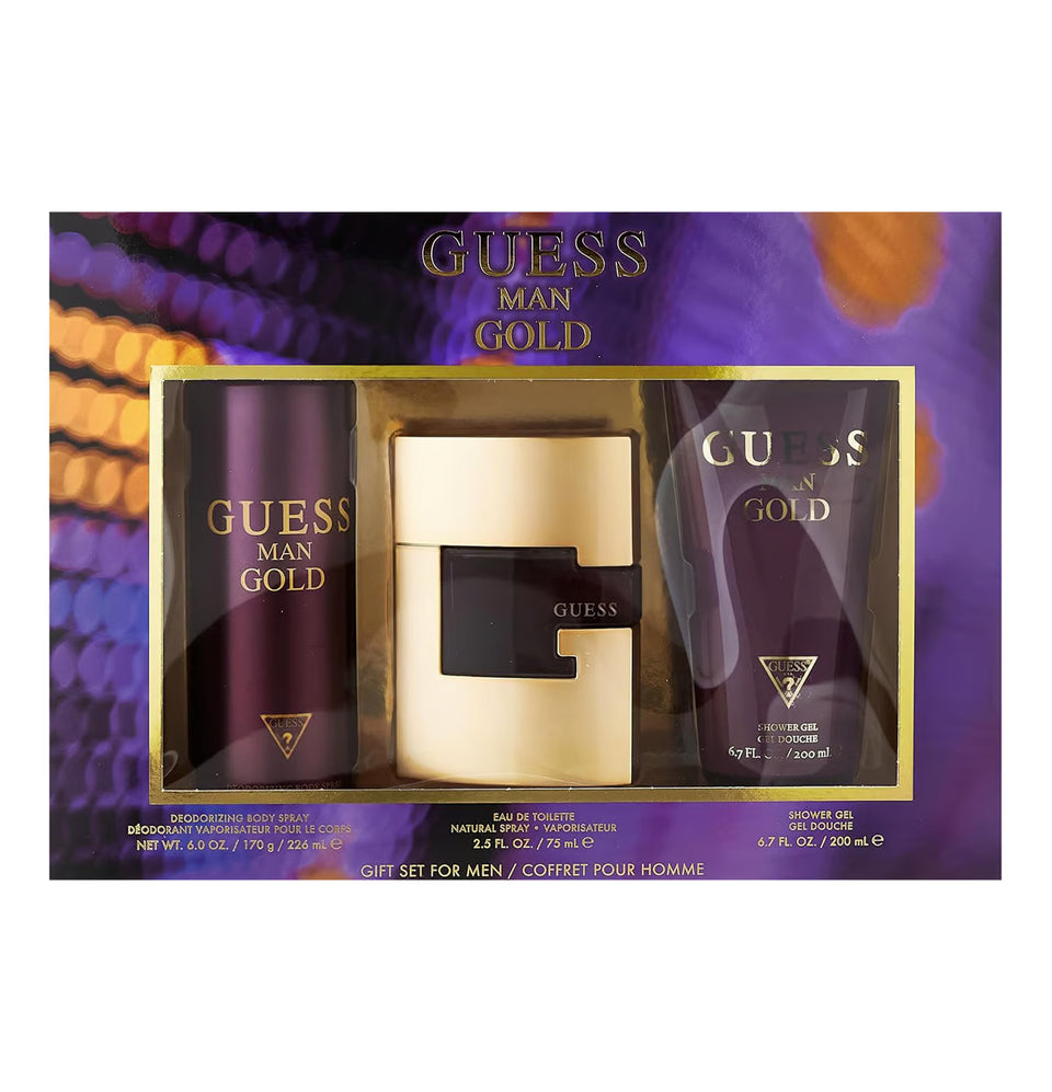 GUESS GOLD M 75ML+200ML+226ML GIFT SET