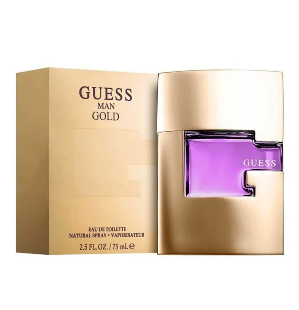 Guess Man Gold Eau de Toilette for Men - 75 ml