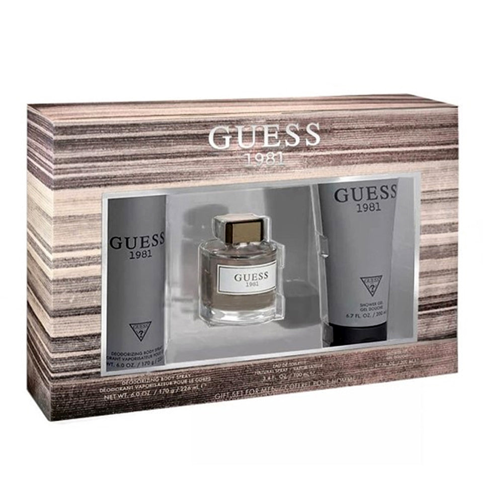 GUESS 1981 LOS ANGELES 100ML+15ML+200ML GIFT Pack
