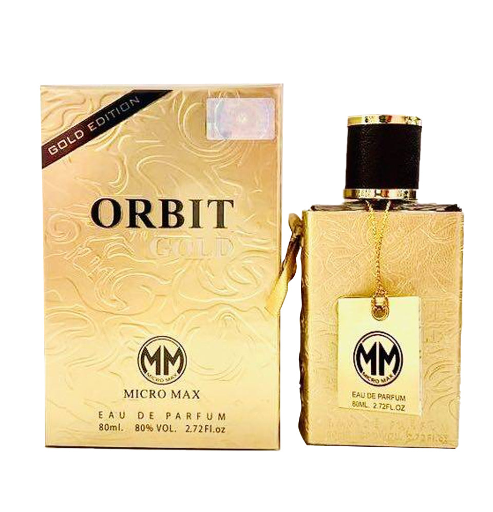 Arabian Orbit Oud Based Perfume Men's Gold 80ML